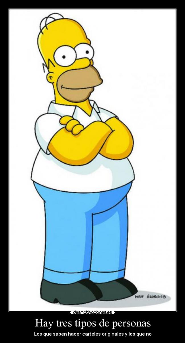 Hay tres tipos de personas -