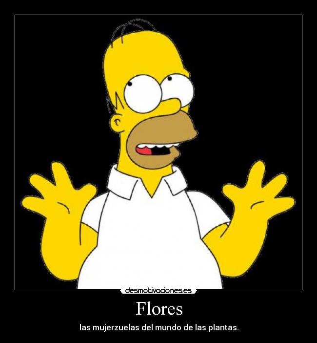 Flores - las mujerzuelas del mundo de las plantas.