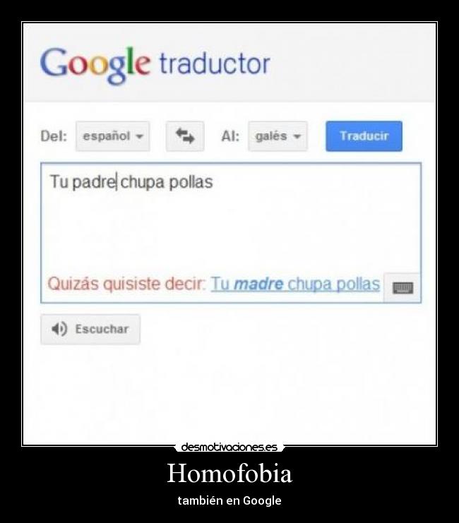 Homofobia - también en Google