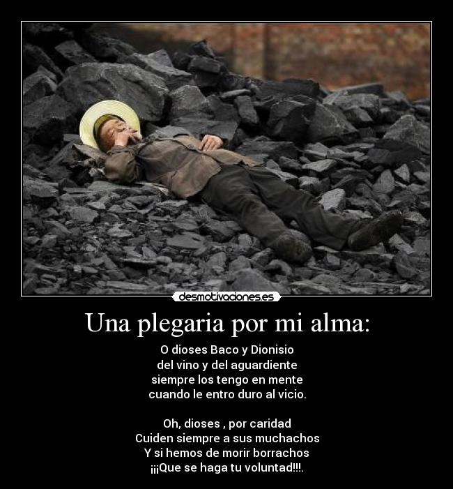 carteles alma beber desmotivaciones