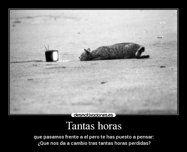 Tantas horas -