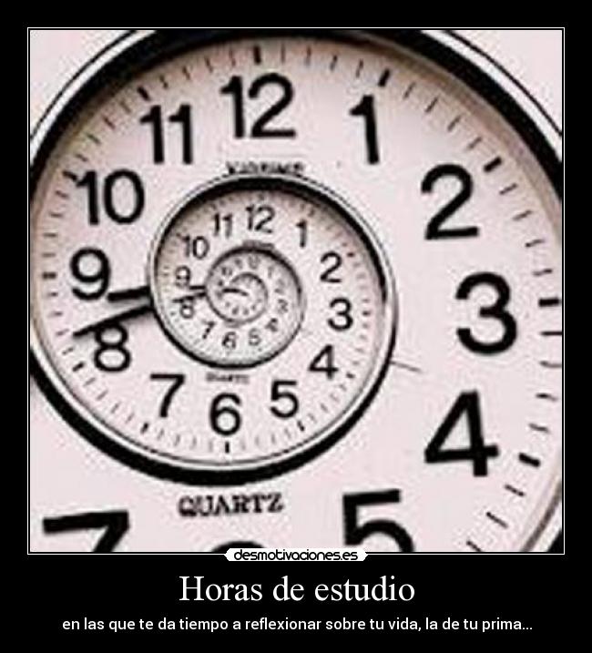 Horas de estudio - 
