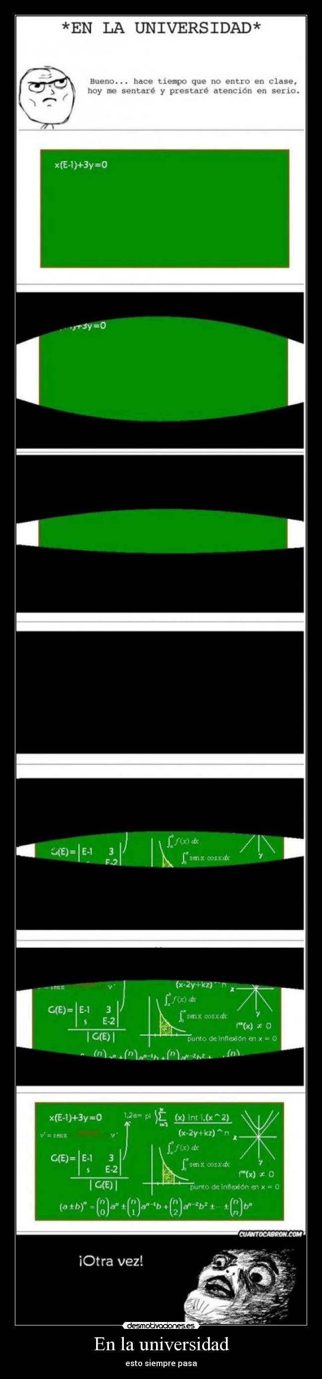 carteles universidad desmotivaciones