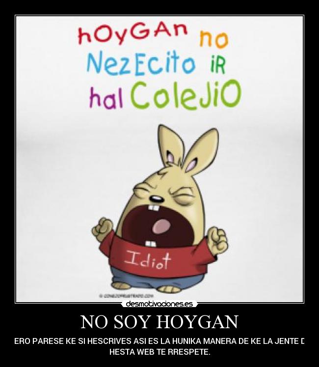 NO SOY HOYGAN -