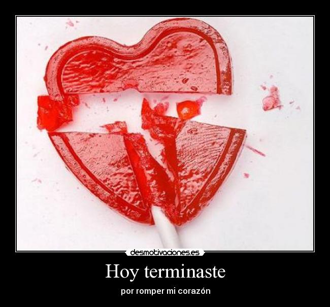 Hoy terminaste - 