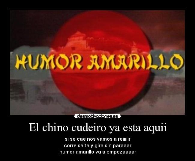 El chino cudeiro ya esta aquii -