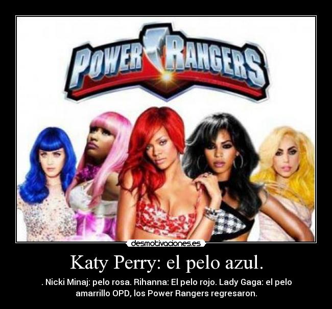 Katy Perry: el pelo azul. - 