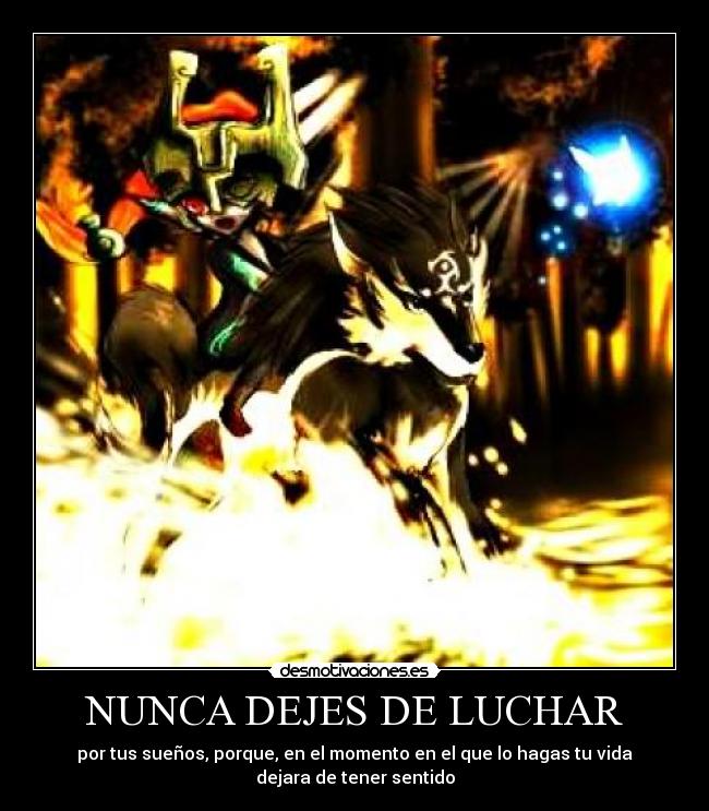 NUNCA DEJES DE LUCHAR - 