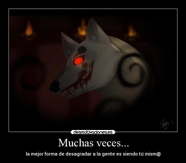 Muchas veces... - 