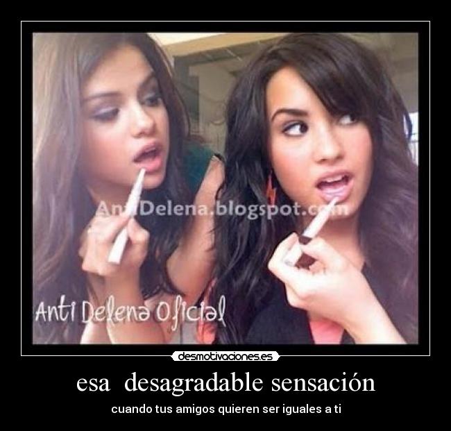 esa desagradable sensación -