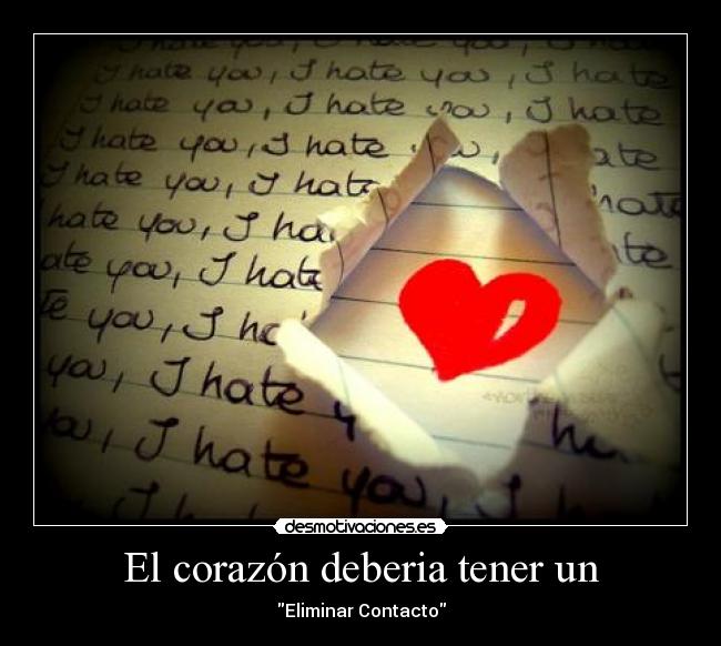 El corazón deberia tener un -