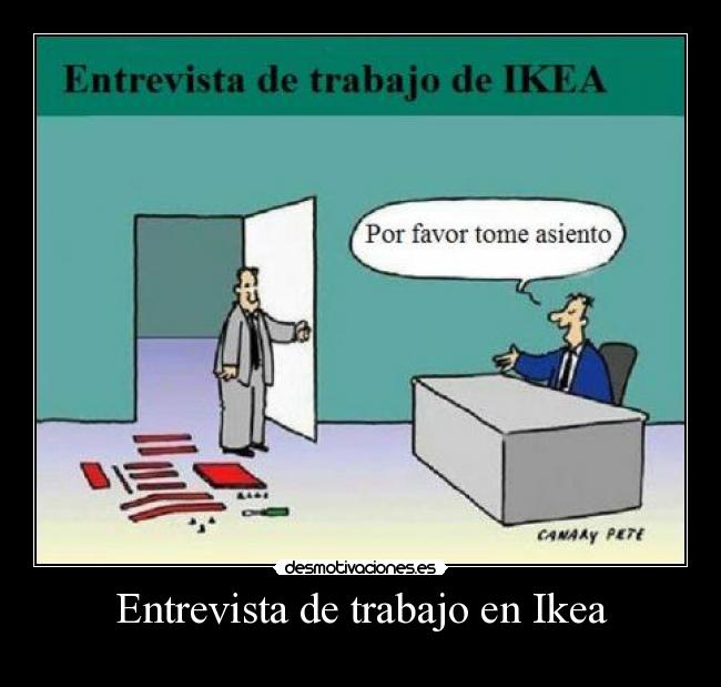 Entrevista de trabajo en Ikea -