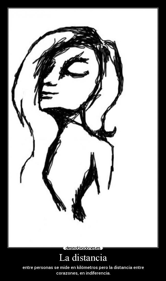 La distancia -