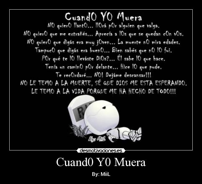 Cuand0 Y0 Muera - By: MiiL