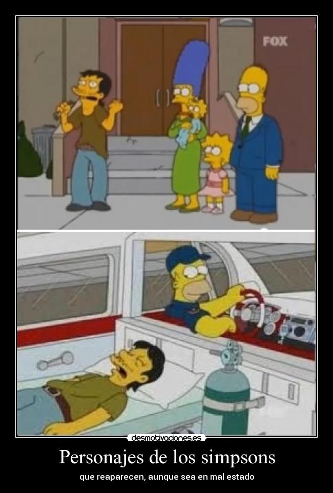 carteles simpsons simpsons desmotivaciones