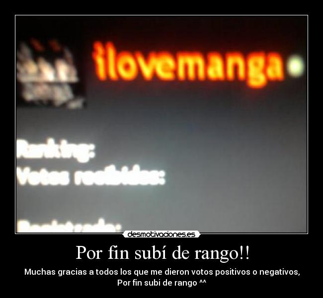 Por fin subí de rango!! - 