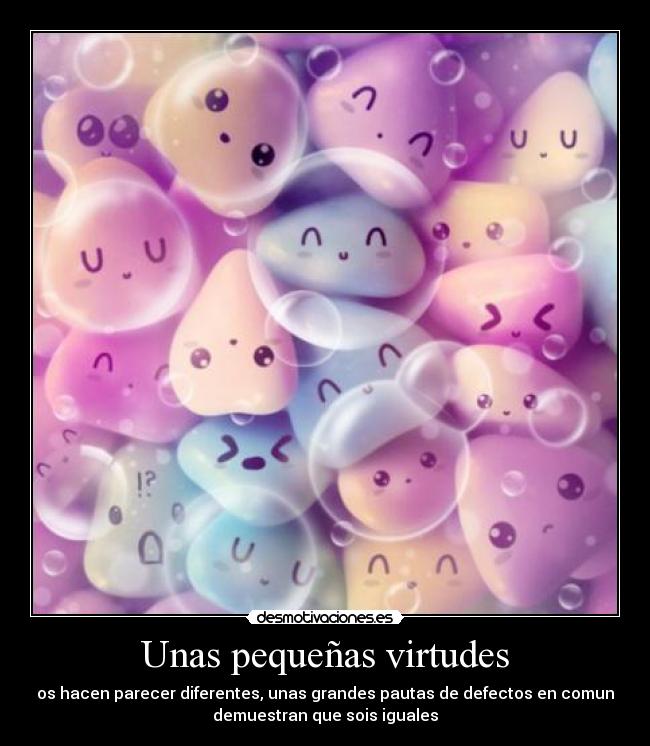 Unas pequeñas virtudes - 