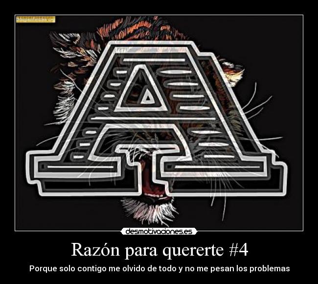 Razón para quererte #4 - Porque solo contigo me olvido de todo y no me pesan los problemas