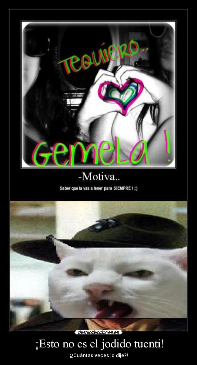 ¡Esto no es el jodido tuenti! - ¡¿Cuántas veces lo dije?!