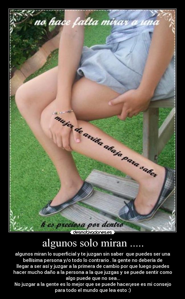 algunos solo miran ..... -