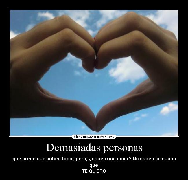 Demasiadas personas -