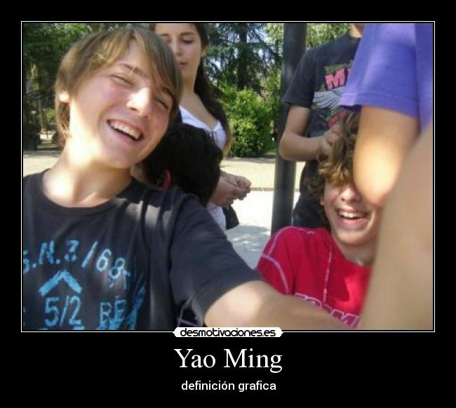 Yao Ming - definición grafica