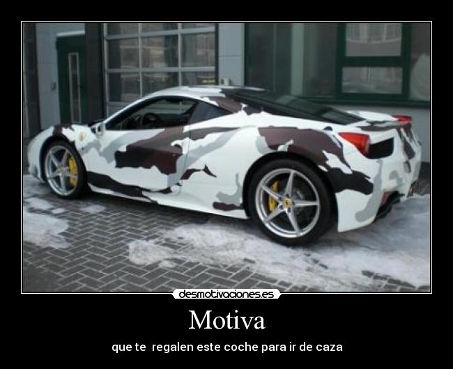 Motiva - que te regalen este coche para ir de caza
