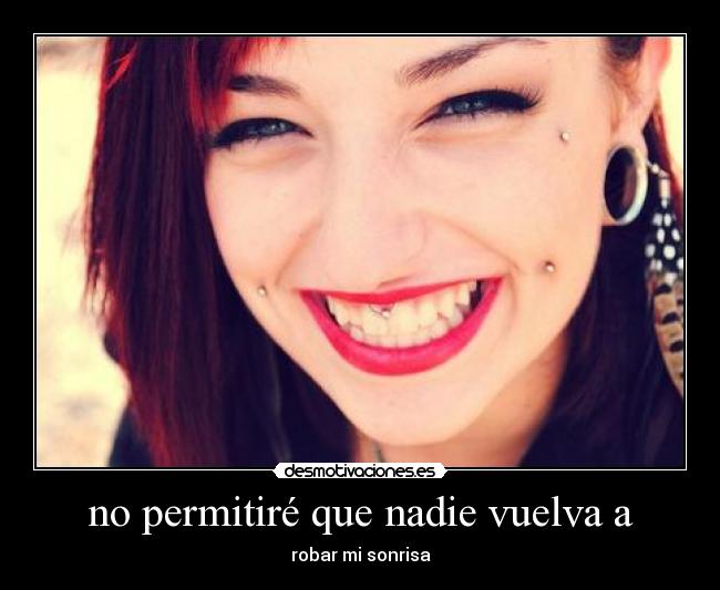 no permitiré que nadie vuelva a - 