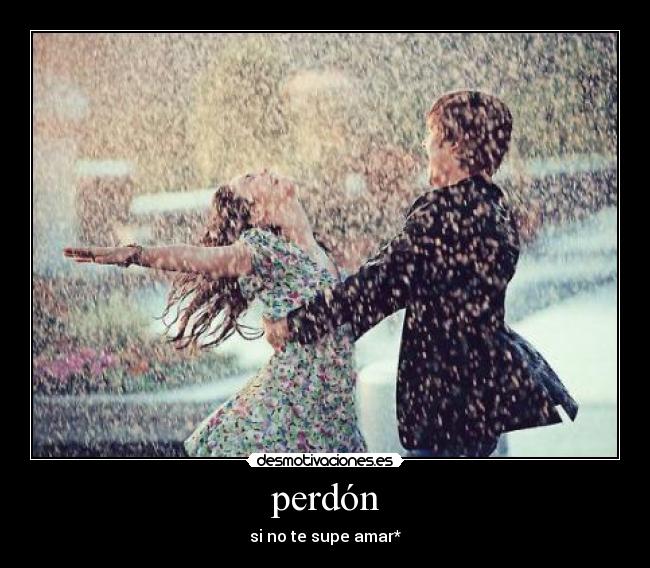 perdón -