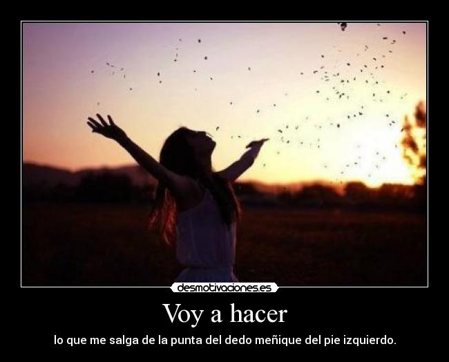 Voy a hacer -
