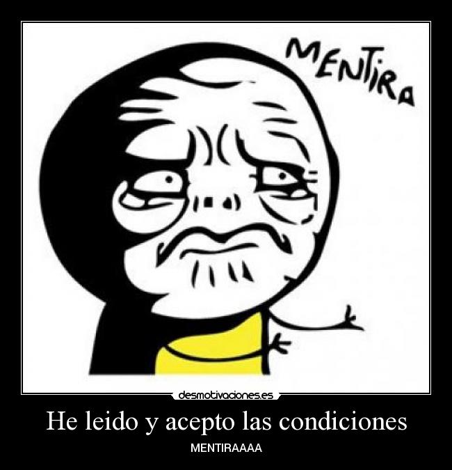 carteles mentira desmotivaciones