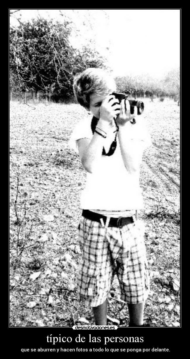 típico de las personas -