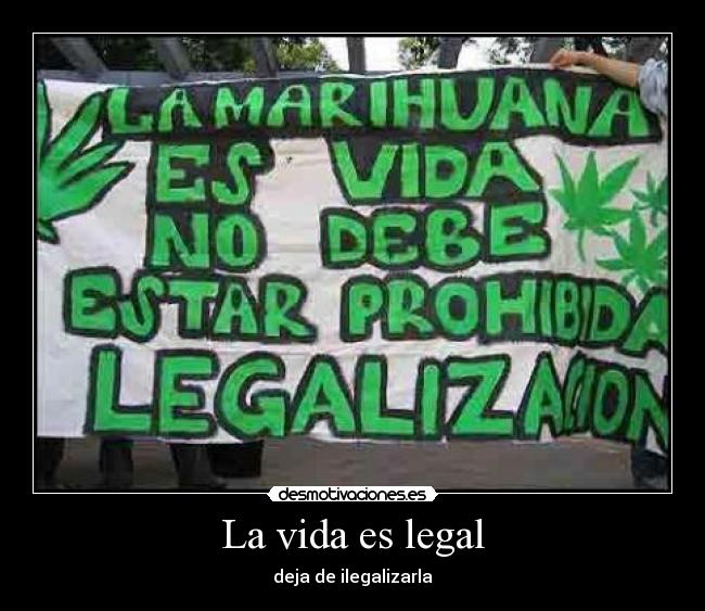 La vida es legal - deja de ilegalizarla