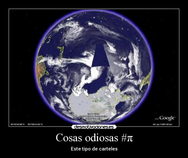 Cosas odiosas #π - 