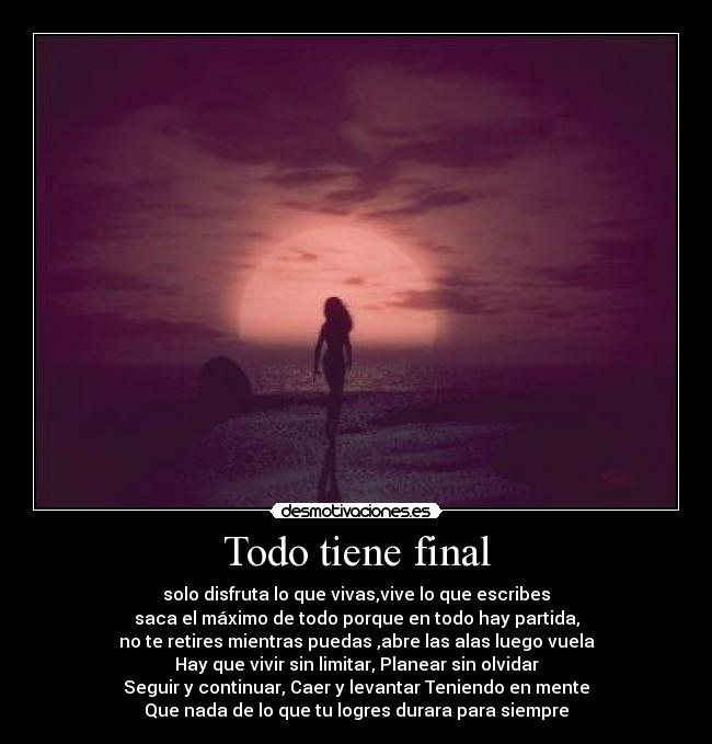 Todo tiene final -