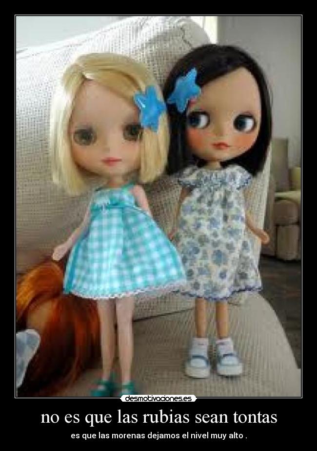 no es que las rubias sean tontas - 