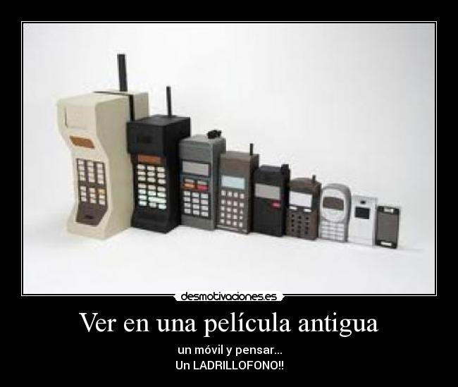 Ver en una película antigua -