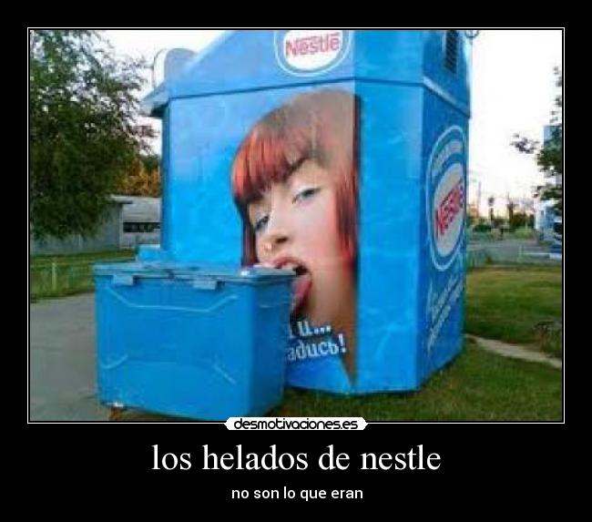 los helados de nestle - no son lo que eran
