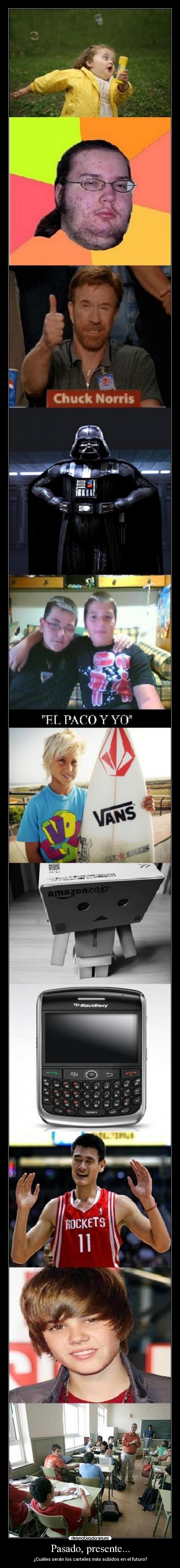 Pasado, presente... - ¿Cuáles serán los carteles más subidos en el futuro?