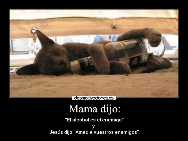 carteles mama dijo desmotivaciones