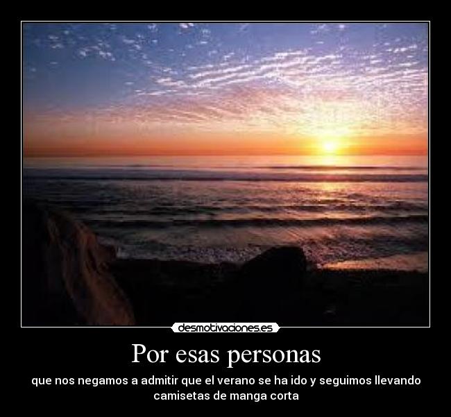 Por esas personas - 