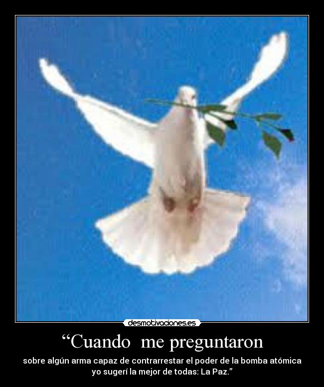 “Cuando  me preguntaron - 