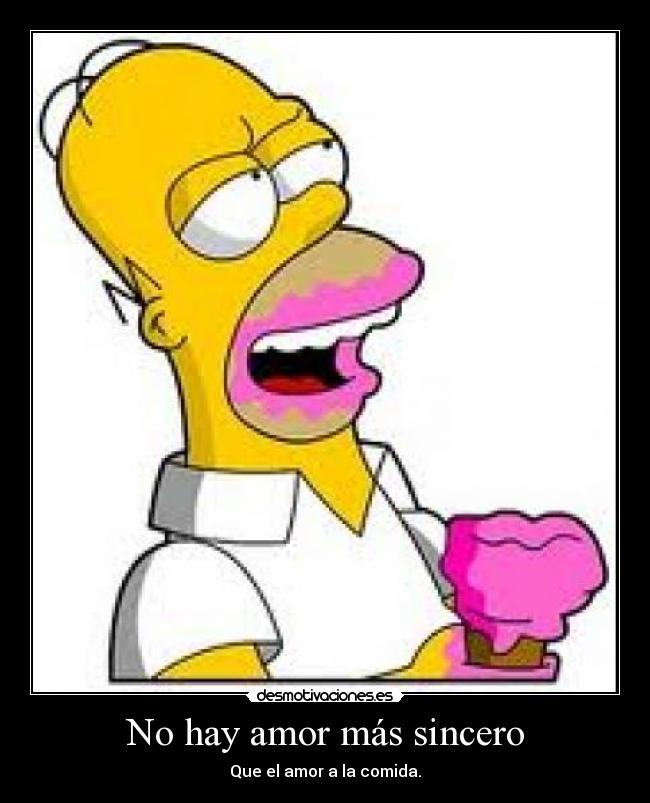 No hay amor más sincero -