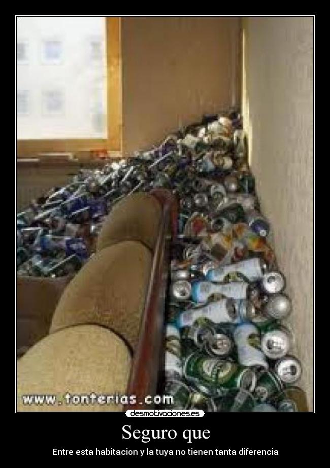 Seguro que - Entre esta habitacion y la tuya no tienen tanta diferencia