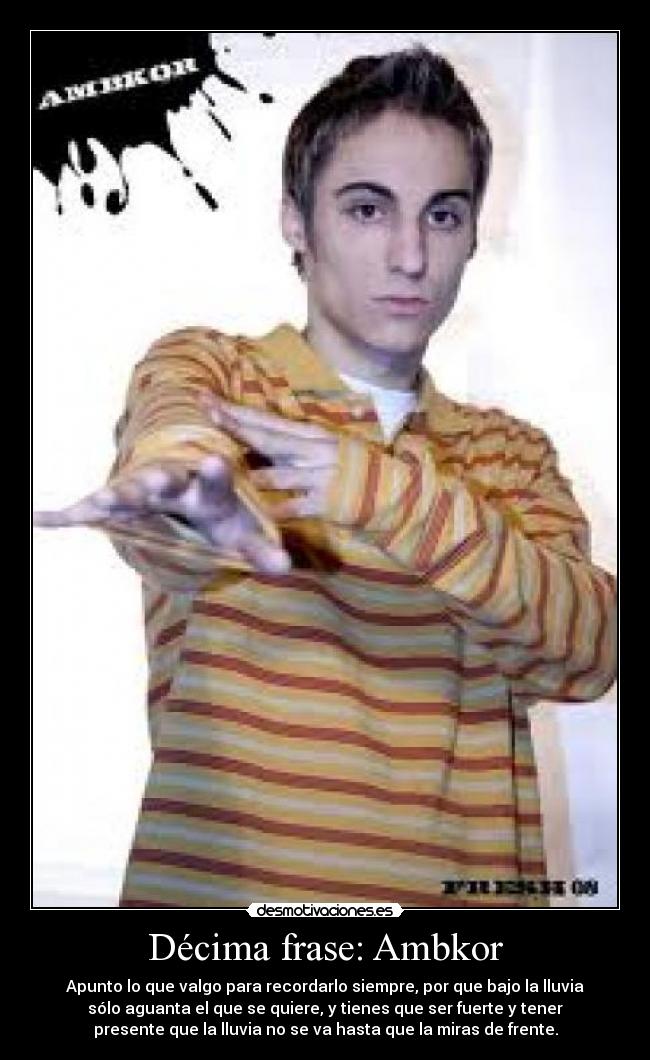 Décima frase: Ambkor -