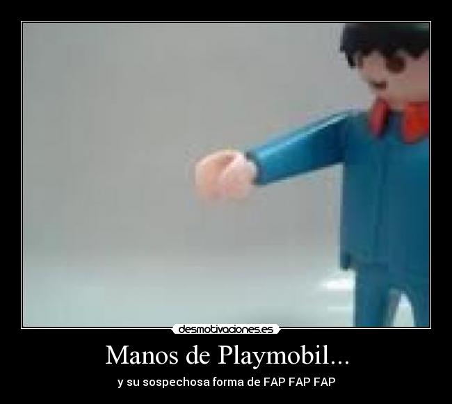 Manos de Playmobil... -