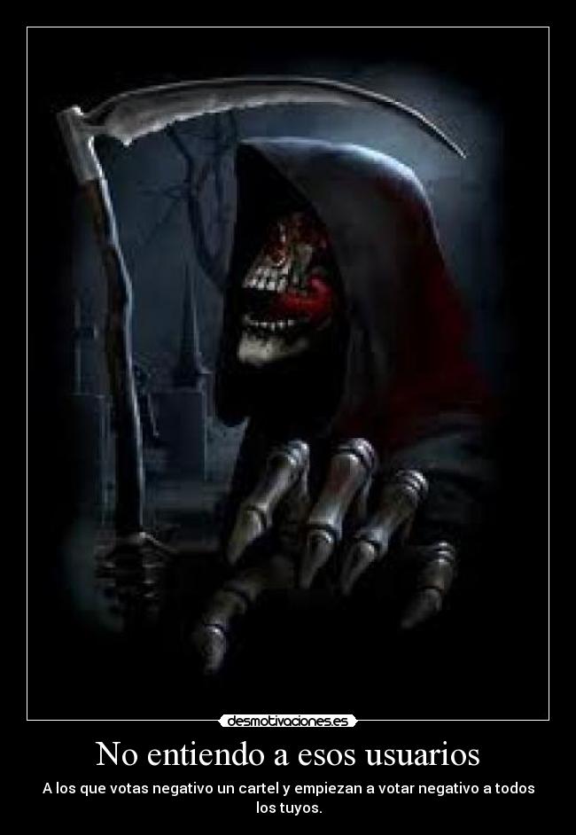 No entiendo a esos usuarios -