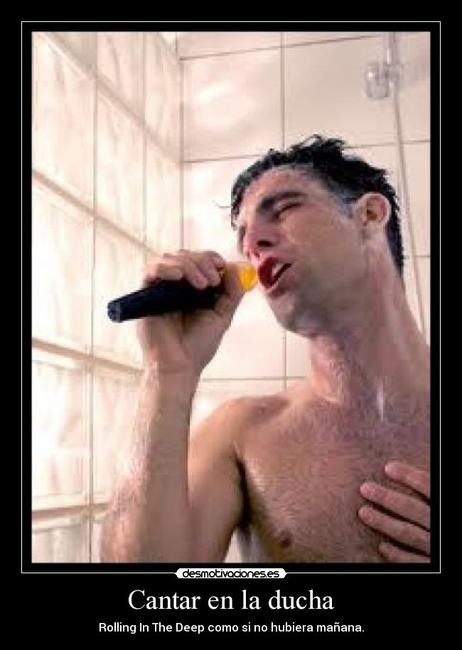 Cantar en la ducha - 