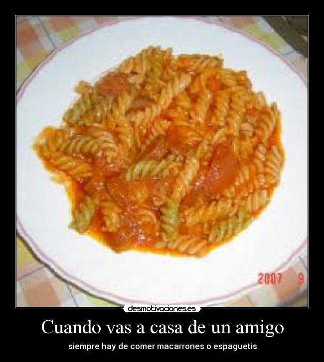 carteles casa amigocasa macarrones desmotivaciones