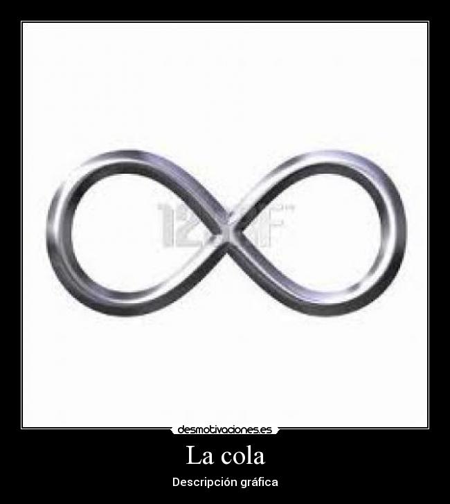 La cola - Descripción gráfica